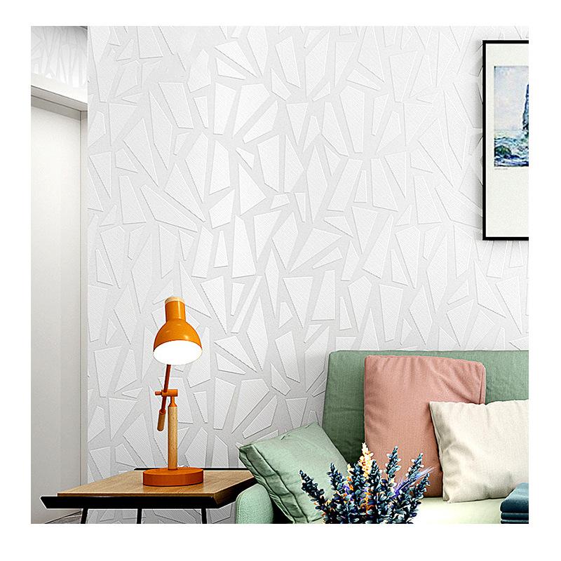 Solid Color 3D Wallpaper High-end Imitation Diatom Mud Nordic Grainy Wallpaper Non-woven Non Self-adhesive Wallpaper Wall Decor