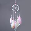 Dreamcatcher Feather Pendant Creative Hollow Wind Chimes Wall Hanging Decoratio Pure hand-made Exquisite Personality Simplicity