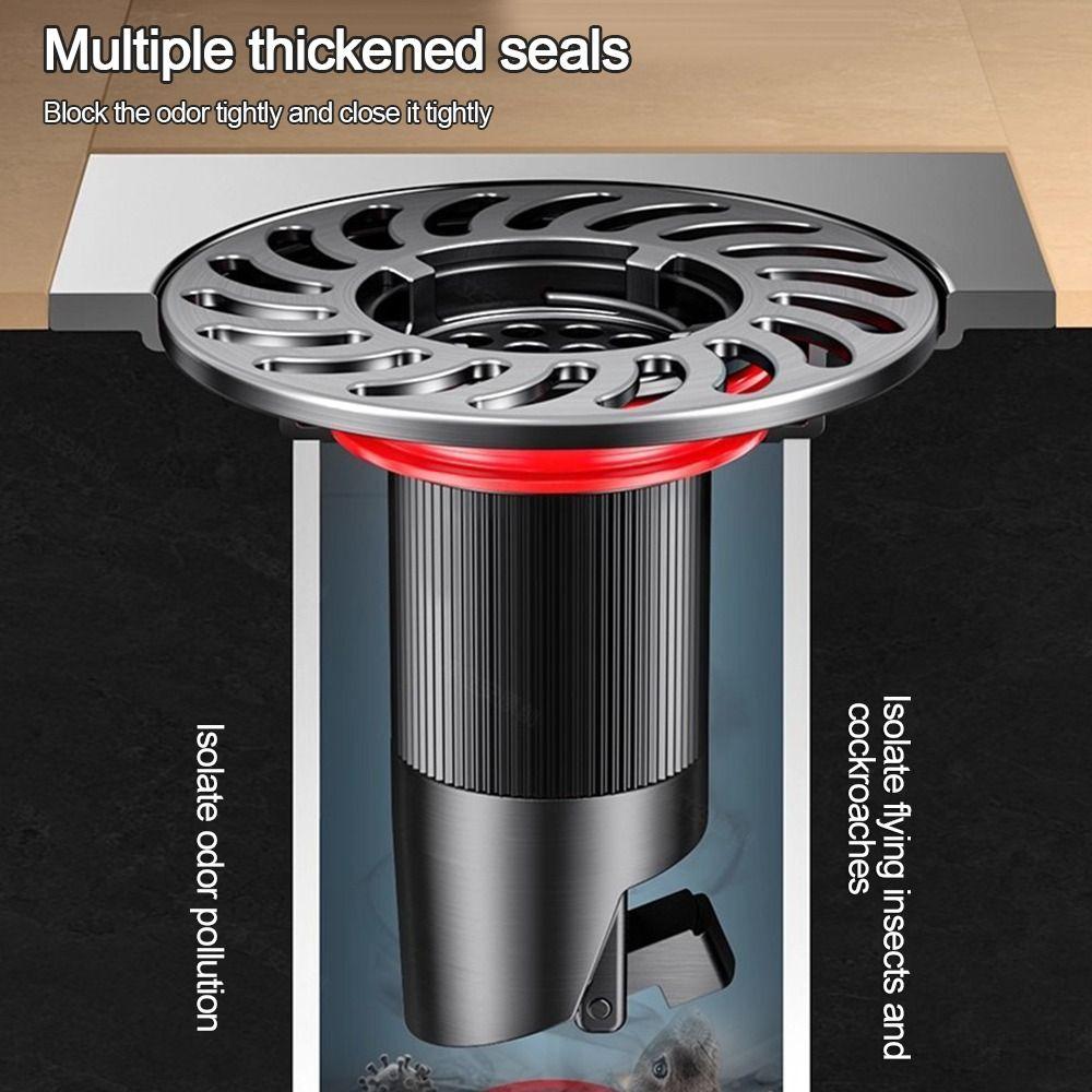 Insect Proof Floor Drain Core Metal Basin Drain Filter Removable Seal Stopper  Water Drain Supplies