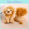 Stuffed Lion Charm With Fluffy Short Plush For Kid And Birthday Presents