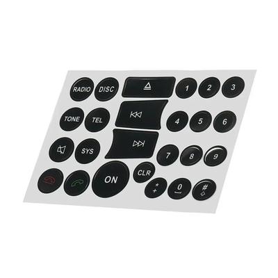 Autocollant de réparation de bouton radio pour Mercedes-Benz Classe C, E, GLK, W (2007-2014), accessoires de décoration intérieure