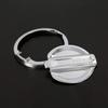 For Jeep Wrangler JL 2018  ABS Chrome or Carbon Fiber Look Car Styling Tank Fuel Gas Diesel Oil Cap Cover Trim Accessories