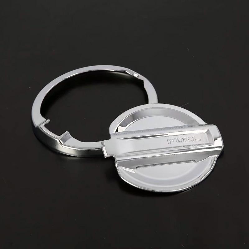 For Jeep Wrangler JL 2018 ABS Chrome or Carbon Fiber Look Car Styling Tank Fuel Gas Diesel Oil Cap Cover Trim Accessories