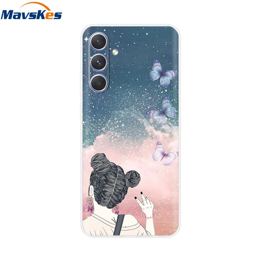For Samsung Galaxy A24 A14 Case Transparent Soft Silicone TPU Back Cover For SamsungA24 A 24 GalaxyA14 4G Protective Shell Funda