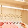 Foldable Clothing Cascading Rack Stackable Multi-port Support Hangers Closet Organizer  Pants