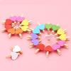 DIY Craft Wooden Clips Natural Wood Clothespins Love Heart 50pcs Colored Heart