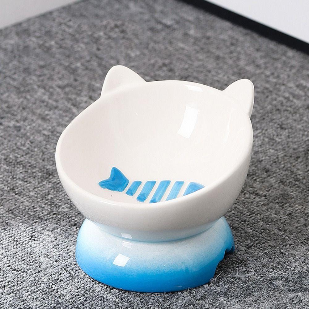 Creative Pet High Foot Bowl Cute Dog Food Feeding Basin Cats Drinking Feeder  Kitten Puppy