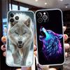 CJ8 Zvířecí Vlk Soft Shell Průhledný Kryt na Telefon pro Motorola Moto Edge 20 30 40 50 S30 Fusion Ultra Pro Neo Lite + G200 G23