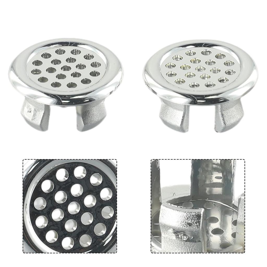 Sink Overflow Ring Sanitary Pedestal 2pcs Replacement Hole
