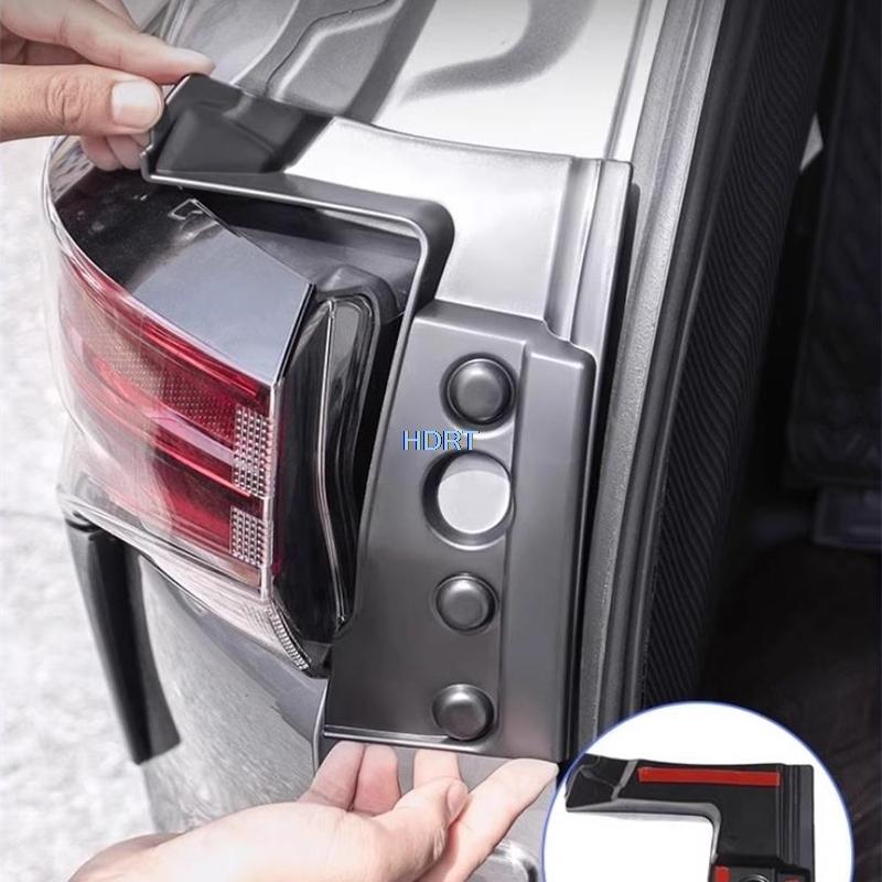 Car Styling Tail Light Side Boot Frame Rear Trunk Lid Cover Protector Decoration Accessories For Toyota Sienna/Granvia +