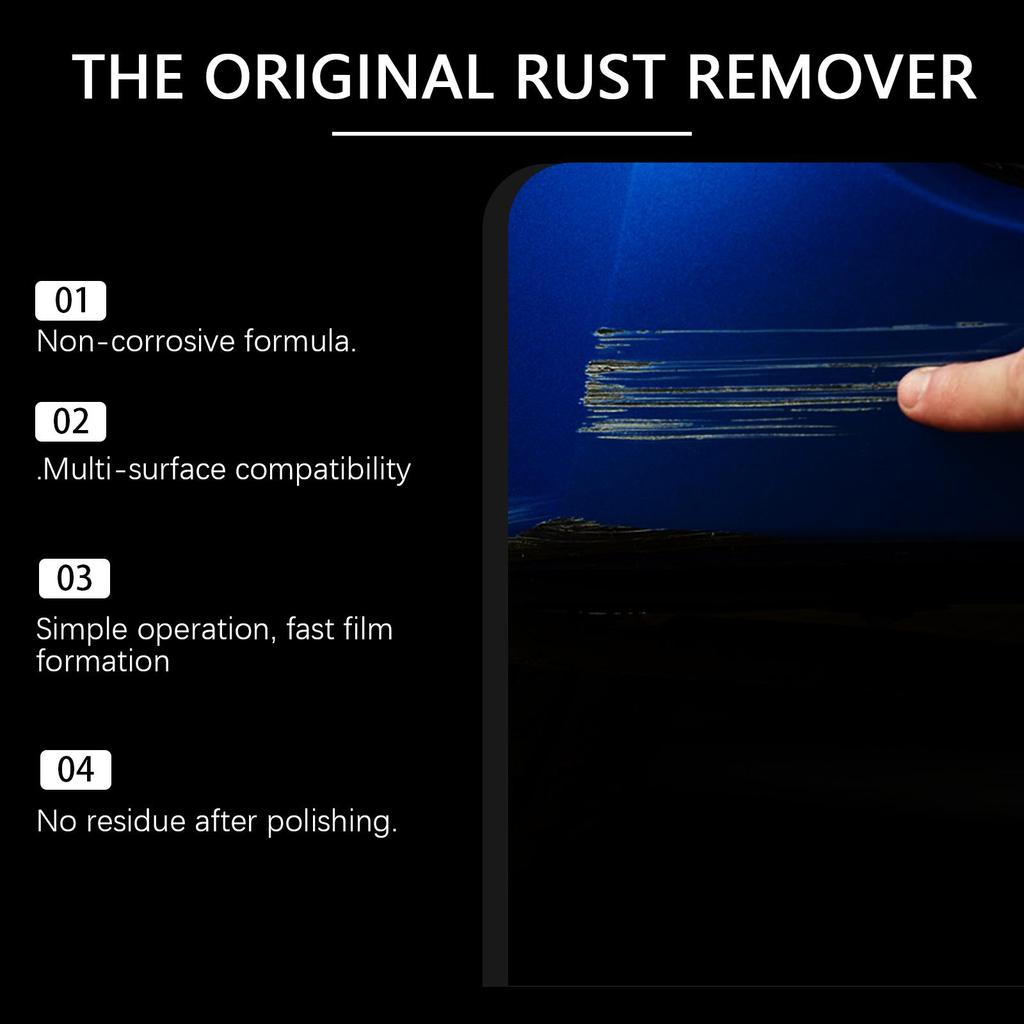 Homonth Rust Remover Spray 30ml - Multi-functional Car Cleaner, Rust Remover, Refurbisher, Polisher, Stain Remover. General - Men's Gifts