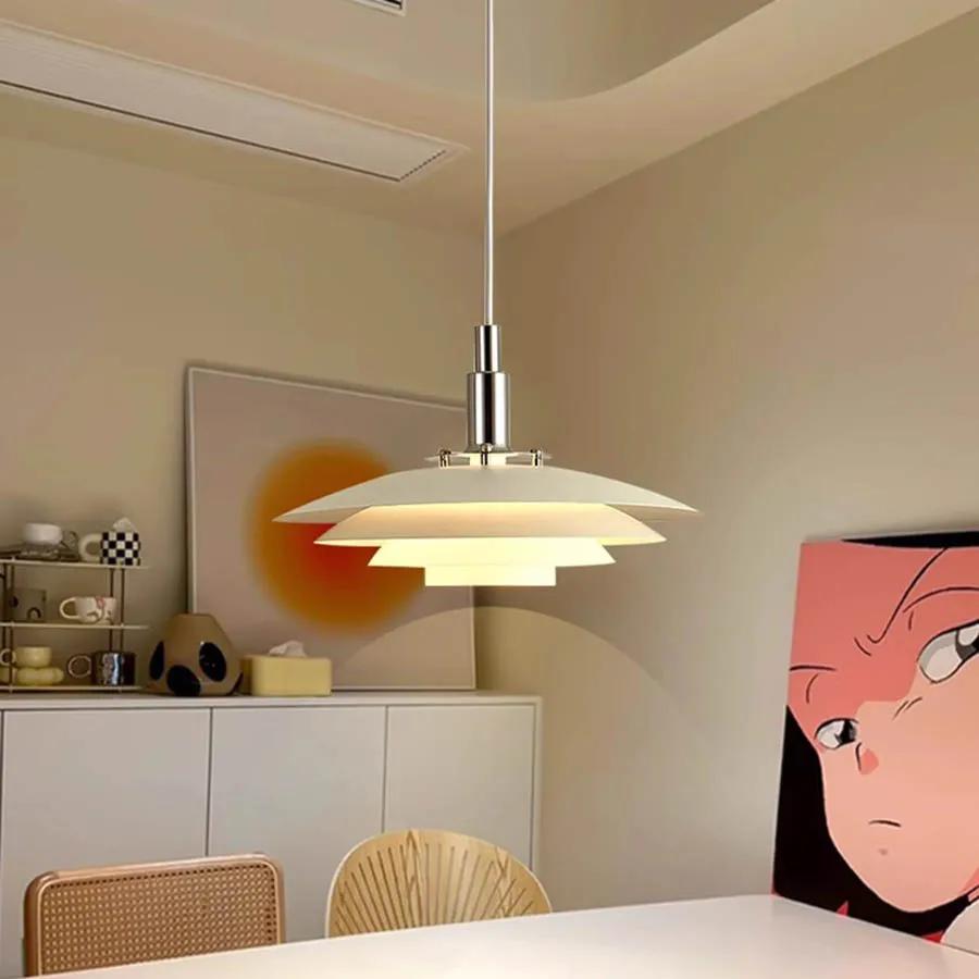 E27 Nordic Iron Art LED Pendant Light Fixture Minimalist Restaurant Bar Chandelier Lamps Kitchen Dining Cafe Shop Hanging Light