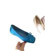 New single shoes ballet shoes spring and summer heightening shoes square head small blue bow women's shoes retro ladyshoes French