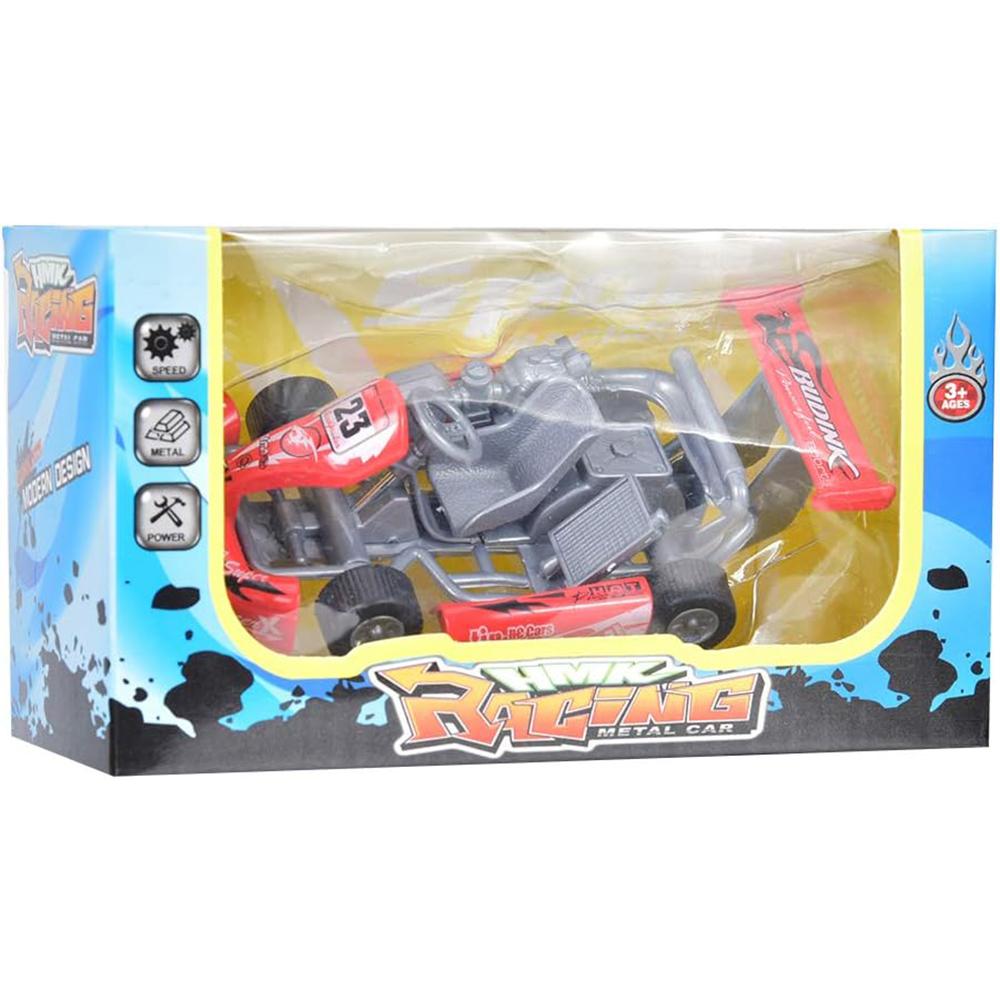 1/32 Scale Kid Model Car Toy, Baby Children Alloy Pull Back Racing Go-Kart Mini Car Vehicles Toys for Toddlers Boys Girls Christmas, New Year Gifts