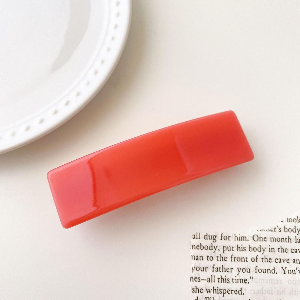 Chic 8.5cm Korean Style Hair Clip Contemporary Acetate Geometric Spring Hairpin