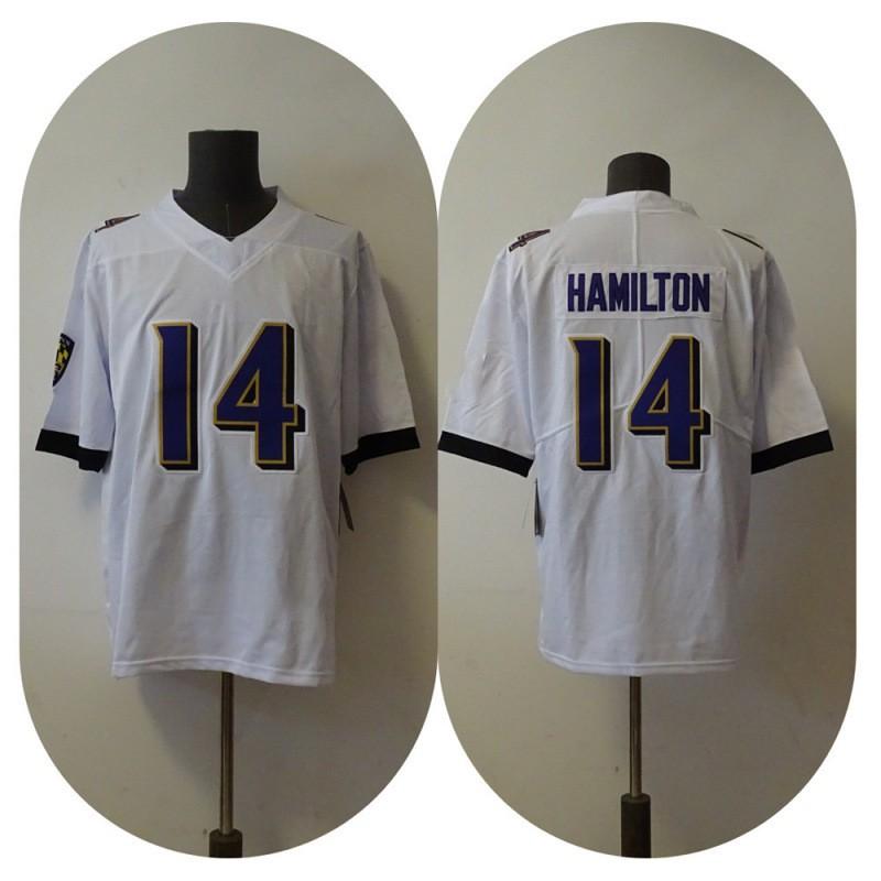 Baltimore Ravens 8 JACKSON 22 HENRY Football Jersey Embroidered Sports Uniform