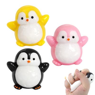 Penguin Rot Shape Stress Toy Squishes Kit For Stress Sensory Play Gifts Skateboard For Kids Adults Children's Birthday Gift Holiday Present Suitable