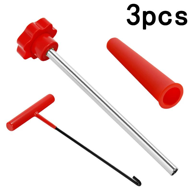 3/7/13/23/30Pcs Valve Stem Tool Kit Metal Tire Installer Tool Car Puller Wheel Tire Remover T-Hook Replacement