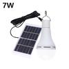 7W Solarleuchte, wasserdicht, USB-aufladbar, hängende Notlampe, sonnenbetrieben, für den Innen- und Außenbereich, Solarlampe mit Solarpanelen