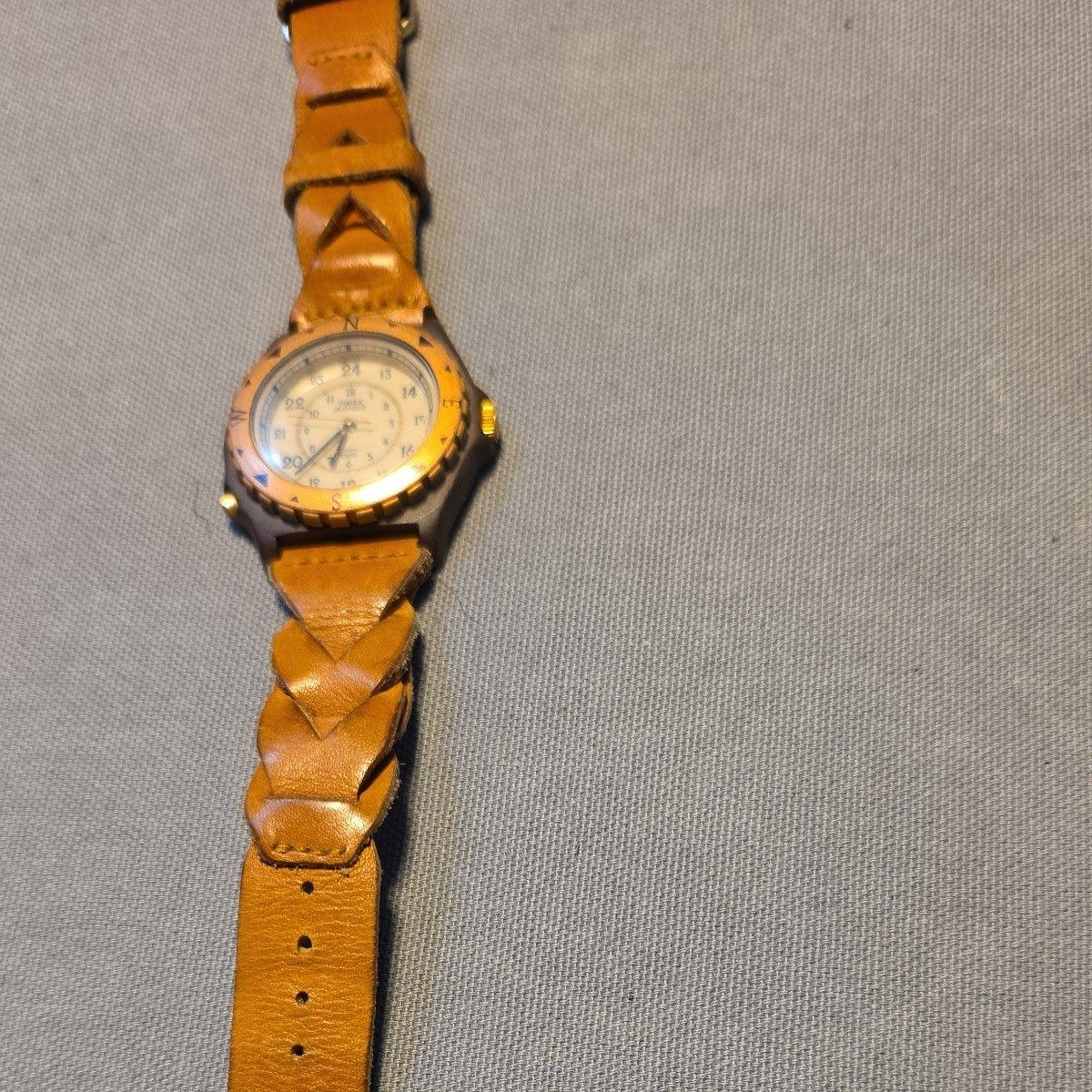 TIMEX Safari Watch Quartz Leather Band