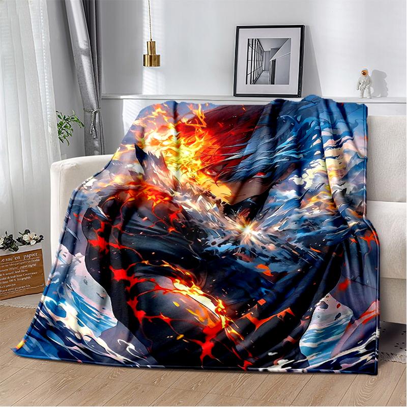 29 Style My Hero Academia Deku Bakugou Cartoon Anime Soft Flannel Blankets,Throw Blanket Comfortable for Beds Sofa Home Bedroom