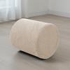 Elastic Round Ottoman Cover All Inclusive Non Slip Washable Footstool Protector For Living Room