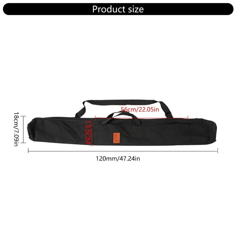 Fishing Rod Carrying Case Outdoor Fishing Rod Storage Bag Organizers Portable Folding Canvas Fishing Tackle Bag