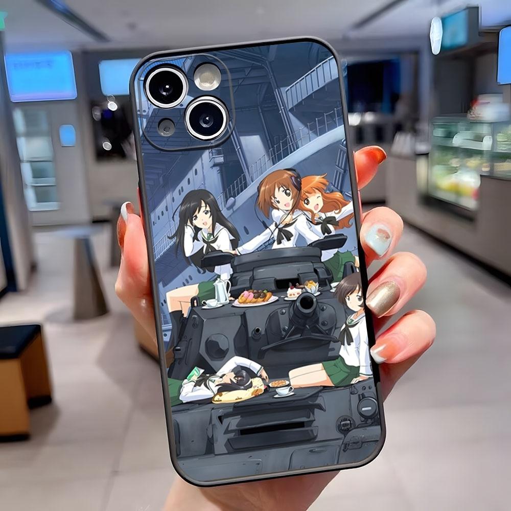 Girls Und Panzer Phone Case Matte Translucent For IPhone 15 Pro 16 Pro Max 13 11 12 14 Xs X Xr 7 8 Plus Se Back Cover