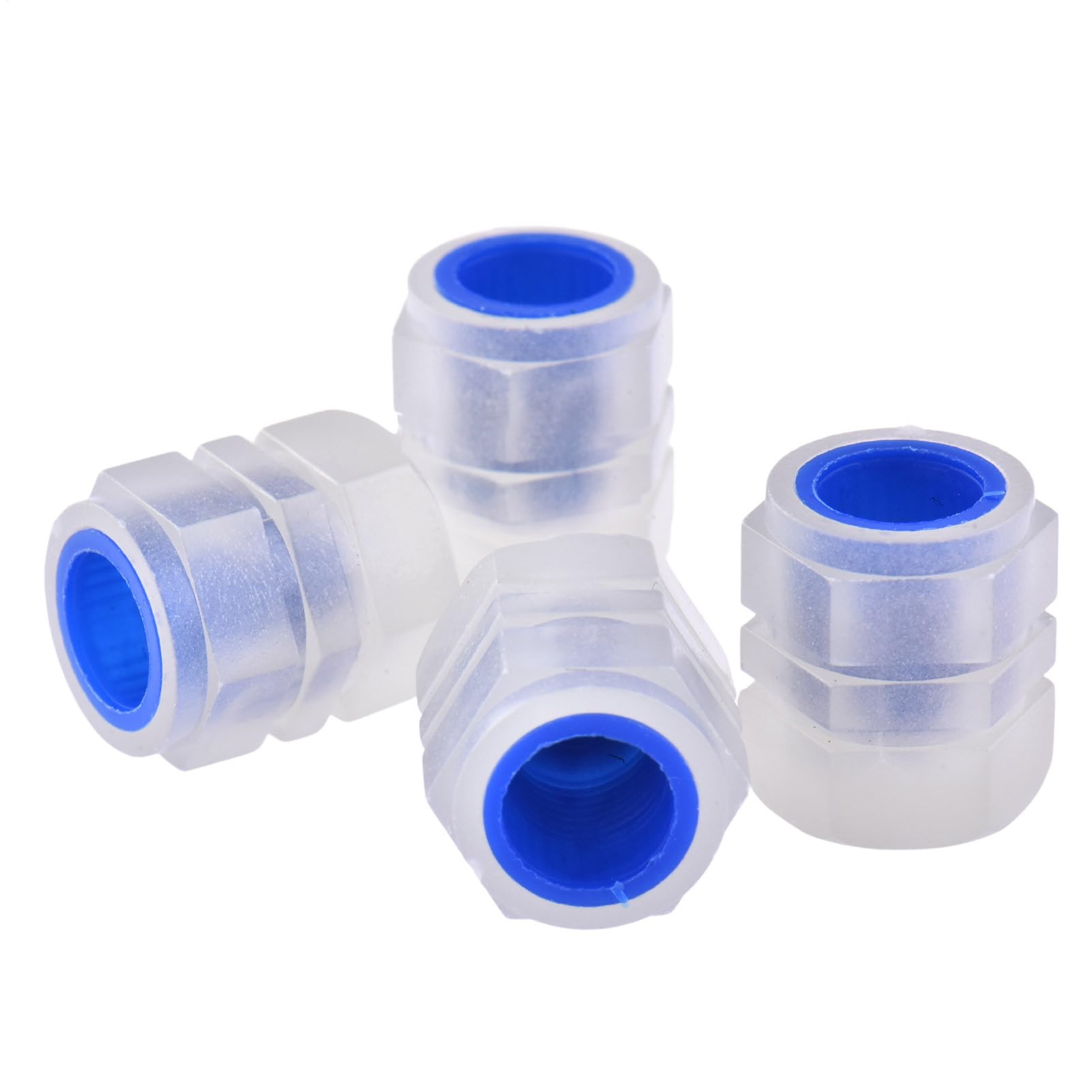 Tire Air Valve Cap, Bicycle, Tire Cap, Set of 4, High Strength, Night Glow, See description синий