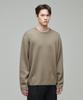 Minimal Oversized Crew Neck Knit [Dusty Beige]