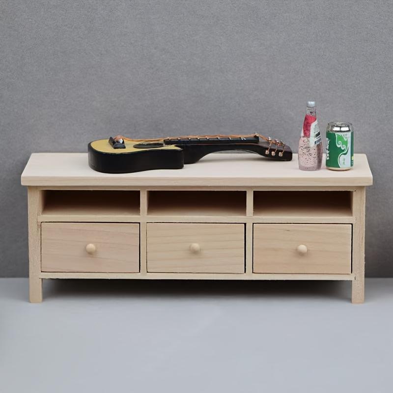 1/12 Scale Miniature Wooden Drawers Model Ornament - DIY Miniature Photography Props- Seasonal Decor - Perfect Gift