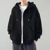 Trendy Men's Casual Autumn Hooded Zipper Set - Youthful Japanese Style