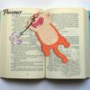 Stress Relief Handmade Projects Faux Diamond Art Bookmark Kit, Halloween Book Marker DIY Decorative Page Markers with Tassels Animal Bird Crafting Kit