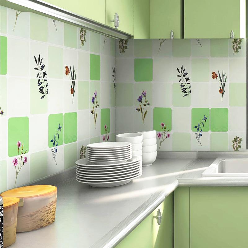 

Маслостойкие кухонные наклейки с высокой термостойкостью: Самоклеящаяся алюминиевая фольга для защиты варочной панели, шкафа и стены от копоти 60cm x 3m