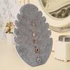 Flame Shape Necklace Jewelry Velvet Rack Pendant Chain Display Holder Stand