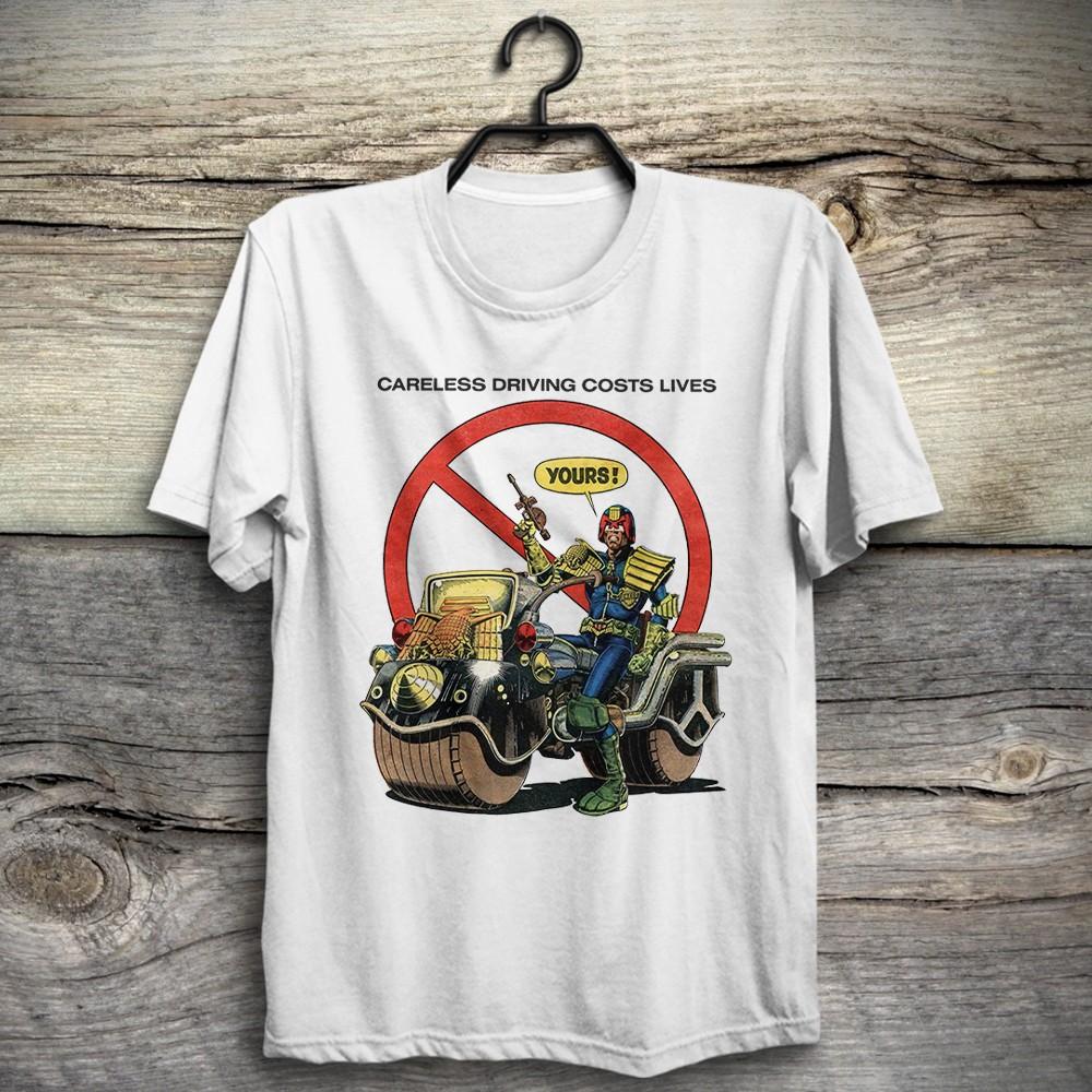 

Judge Dredd Lawmaster Motorcycle 2000 AD Sylvester Stallone Karl Urban T-Shirt Unisex T-Shirt XL