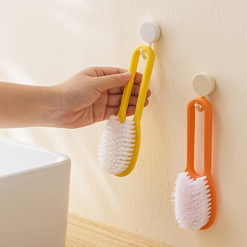 

Durable Multifunctional Soft-Bristle Shoe Brush for Home Use, a Cleaning Tool That Washes Shoes Without Damaging Them Or Shedding Bristles мандариновый