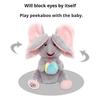 Children Peek-a-boo Elephant Infant Toy Practice Head-up Training Soothing Doll Artifact Plush Fan Ears Baby Elephant