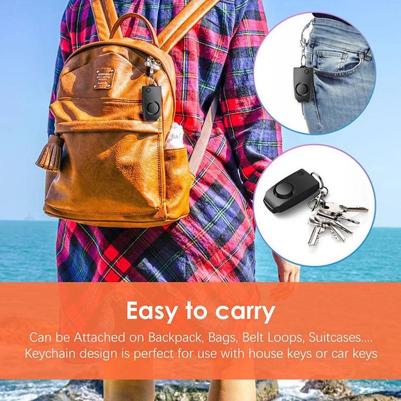 Personal Safety Alarm 120db Compact Preventive Device For Women And Outdoors