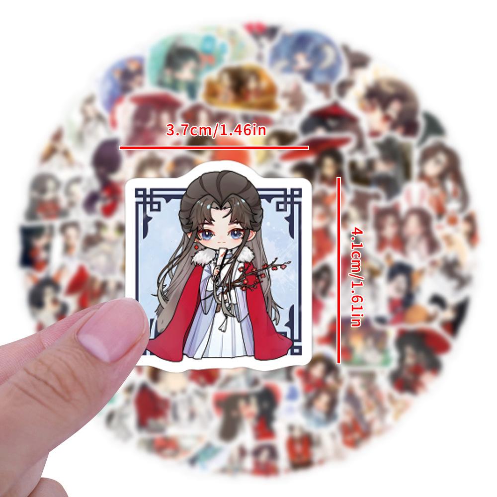 100 New Styles of Tianguan Blessing Animation Graffiti Stickers DIY Decorative Skateboard Water Cup Personalized Stickers