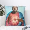 Federe Meme Divertenti K-kanyes W-wests Accessori Copricuscino Stampato Decorazione Federa Letto Multimisura