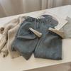 Women's Plus Size Fleece-Lined High Waist Blue Jeans - Winter Slimming Straight Leg Harem Pants