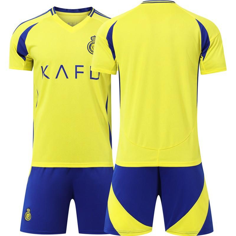 2425 Riyadh Victory Jersey No. 7 C Ronaldo 10 Manet Adult Children's Men's Women's Football Uniform Set New Edition