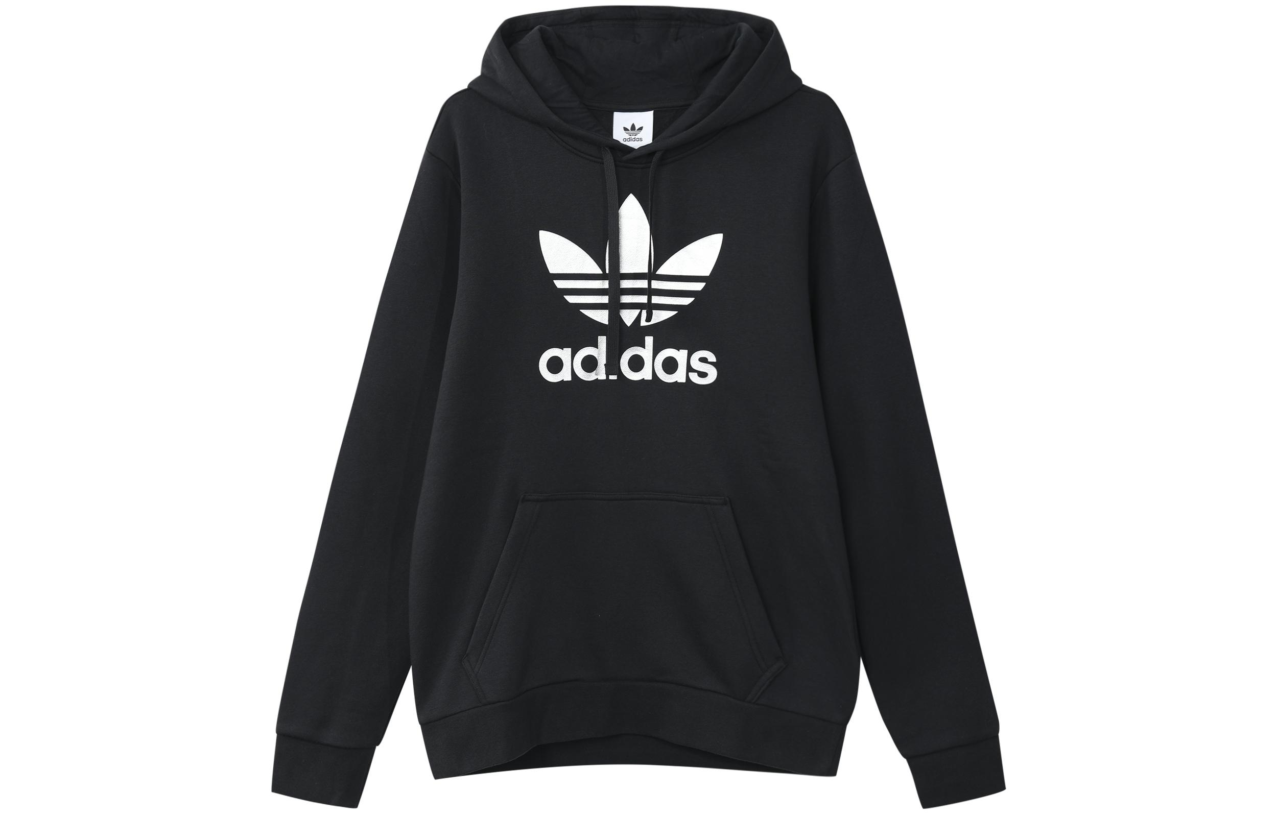 Adidas Originals Trefoil Sweatshirts Men s Hooded Moderate Regular GH7774 XS