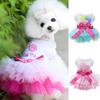 Pet Dress Dog Skirt Eye-catching Breathable Cotton Pretty Bow Knot for Summer Dog Clothes Dresses for Dogs