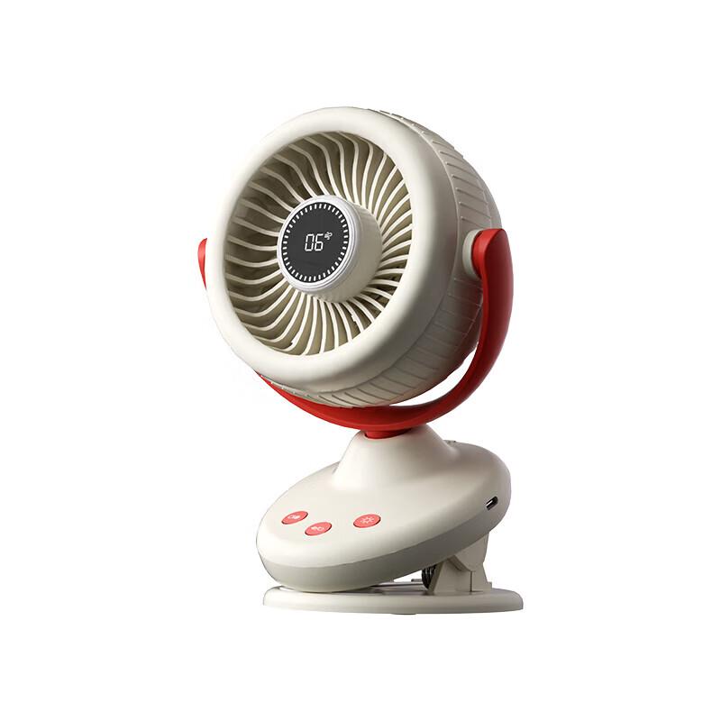 WOPOW Rechargeable Desktop Oscillating Fan