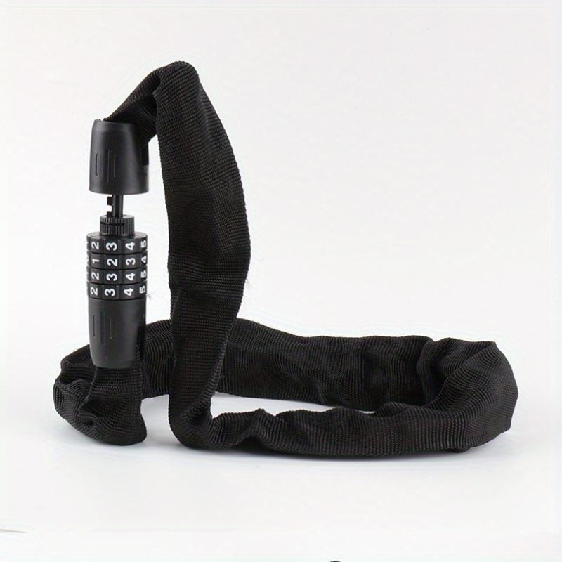 4-Zahlen Anti-Diebstahl Fahrradschloss Fahrradkettenschloss Starke Sicherheit für Fahrräder Motorräder Glastüren Rucksäcke