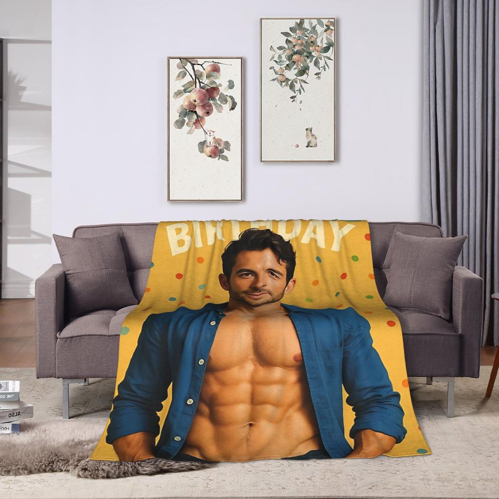 Jonathan Bailey Decke Qualität Super Warm Bettwäsche Überwürfe Herbst Picknick Sofa Bett Neuheit Tagesdecke