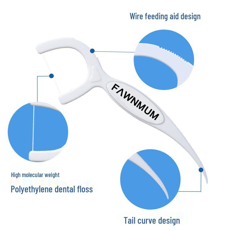 Little Deer Mom Fine Dental Floss Picks