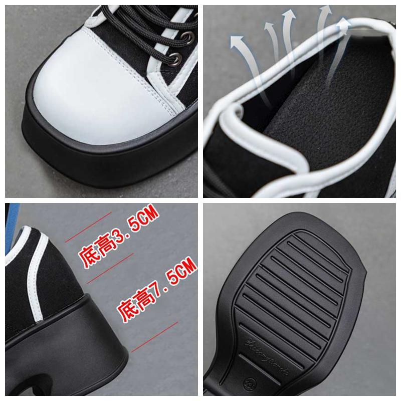 Fujin 11cm Cow Suede Genuine Leather Platform Wedge Comfy Fashion Chunky Sneaker Pumps Sneakers Summer Women Ankle Boots Shoes